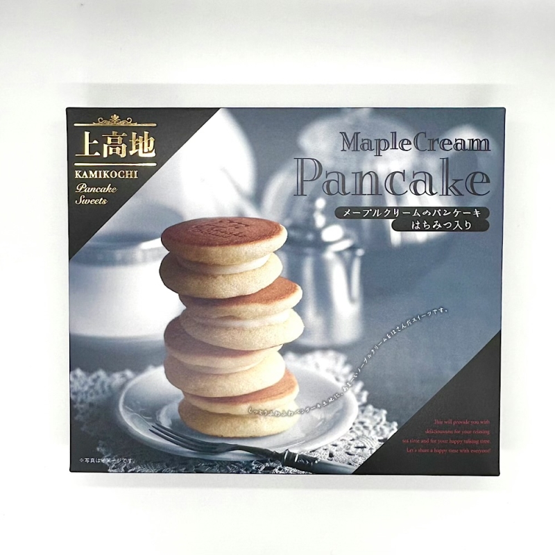 メープル入りクリームチーズのパンケーキ はちみつ入り