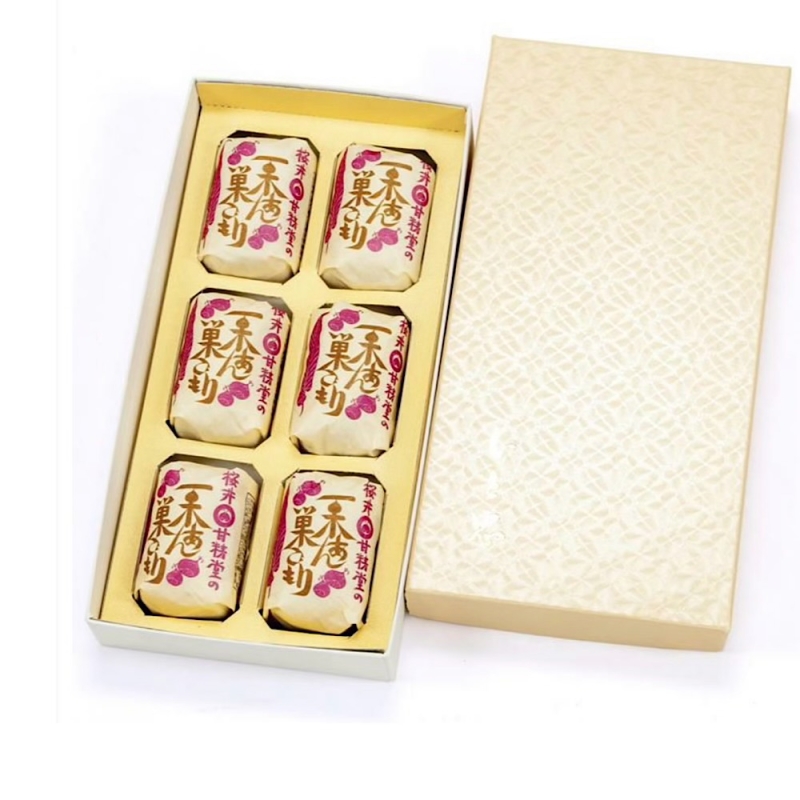 桜井甘精堂の栗あん巣ごもり 6個入り（要冷蔵）